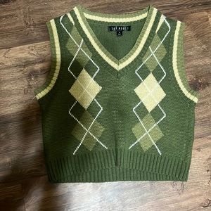 argyle sweater vest